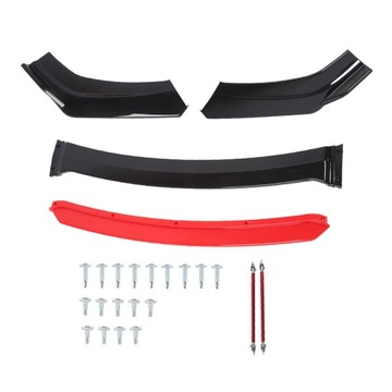 Спойлер на передний бампер высотой 170 см. Стильная, массивная накладка на бампер 74