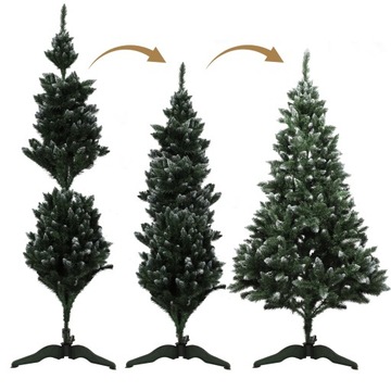 ЕЛЬ ИСКУССТВЕННАЯ АЛМАЗНАЯ 180 СМ ПЛОТНАЯ