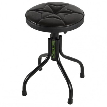 STIM ST-03 BR STOŁEK TABORET REGULOWANY 45-60 cm BRĄZ POLSKI SIEDZISKO