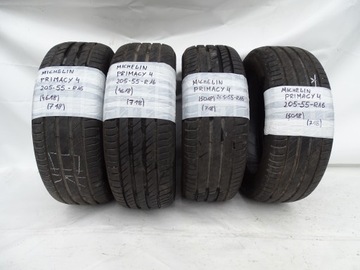 OPONA OPONY 4 SZT MICHELIN PRIMACY 4 205/55/16 R16
