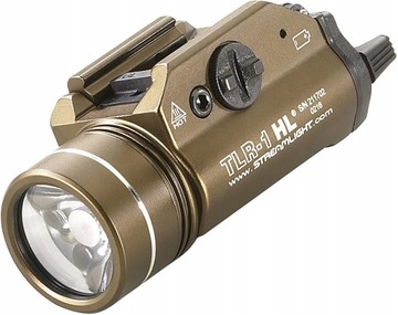 LAMPA TAKTYCZNA NA SZYNĘ TLR-1 HL, ZŁOTO