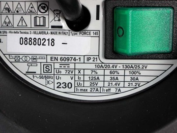 Аппарат электродной сварки Telwin FORCE 145