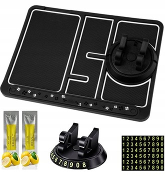 АВТОМОБИЛЬНЫЙ КОВрик ПРОТИВОСКОЛЬЗЯЩИЙ ДЛЯ ТЕЛЕФОНА 4в1