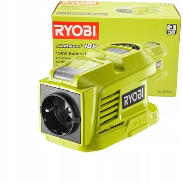 RYOBI AKUMUL. PRZETWORNICA NAPIĘCIA PRZENOŚNE GNIAZDO 18V-230V RY18BI150A-0