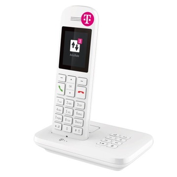 Telefon bezprzewodowy Telekom B09YXQXR2R Biały