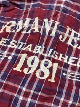 Armani JEANS ESTABLISHED 1981 AJ oryginalna KOSZULA w KRATKĘ L/XL