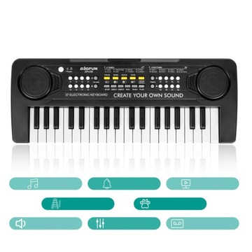 КЛАВИАТУРА-ОРГАН ЭЛЕКТРИЧЕСКОЕ ПИАНО ИГРА ЗАПИСЬ ДЕТСКИЙ ПОДАРОК