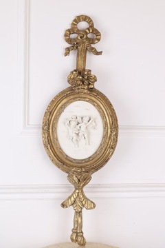 OBRAZ ALABASTROWY - złota rama 94 x 31 cm