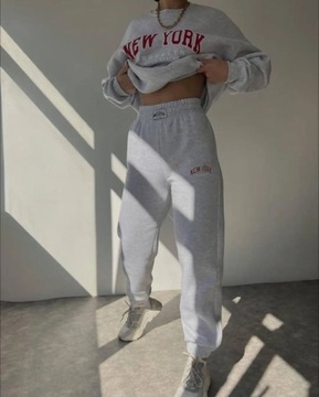 Women Letter Printed Tracksuit 2 Piece Set Autumn