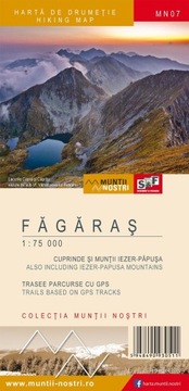 FAGARAS Góry Fogaraskie dwie mapy turystyczne 1:35000 Schubert Franzke 2023