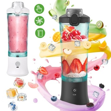 MINI BLENDER USB Z 6 OSTRZAMI BLENDER DO KOKTAJLI BLENDER DO SMOOTHIES