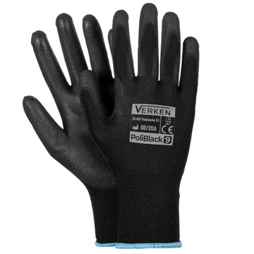 Rękawice Verken POLIBLACK rozmiar 10 - XL 1 para