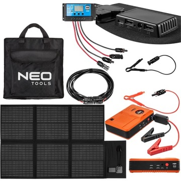 СОЛНЕЧНОЕ ЗАРЯДНОЕ УСТРОЙСТВО NEO SOLAR PANEL 120W POWERBANK