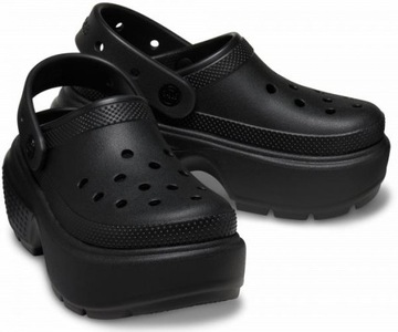 Damskie Buty Chodaki Klapki Platforma Crocs Stomp 209347 Clog 39-40