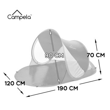 CAMPELA ПЛЯЖНАЯ ПАЛАТКА ДЛЯ ДЕТЕЙ, Всплывающий экран