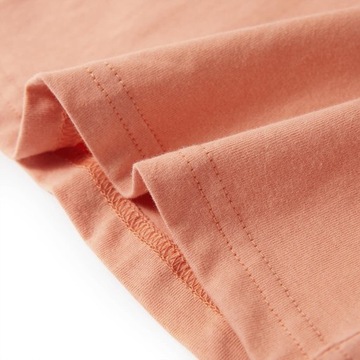 vidaXL Dziecięca koszulka bez rękawów, jasny pomarańcz, 116