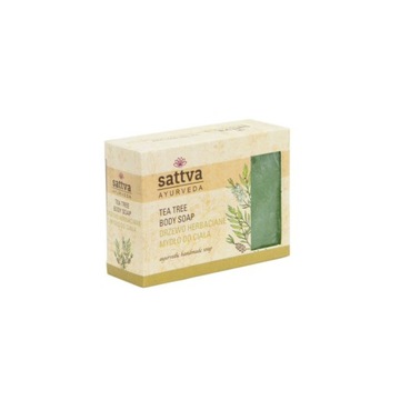 Indyjskie mydło glicerynowe DRZEWO HERBACIANE 125g sattva AYURVEDA