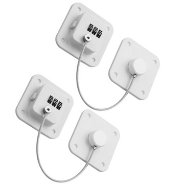 ЗАМОК ДЛЯ ДВЕРИ ШКАФА БЕЗ СВЕРЛЕНИЯ 2 ШТ.