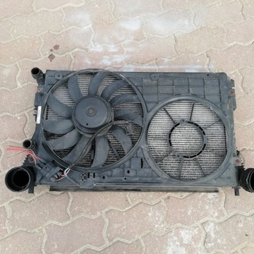 КОМПЛЕКТ ВЕНТИЛЯТОРА РАДИАТОРА VW SKODA 1K0121253H