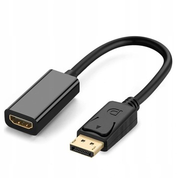 Kabel adapter HDMI Display Port DP przejściówka 4K