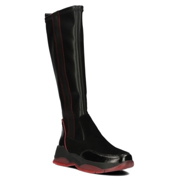 Skórzane kozaki Filippo DKZ4402/22 czarne r.39
