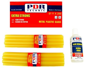 Klej PDR Extra Strong 20 szt Zmywacz 100ml usuwanie wgnieceń Profesjonalny