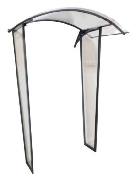 Навес над дверью 160x90 см + настенный 180x50 см Навес GRAPHITE
