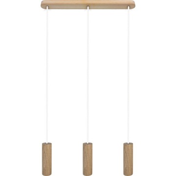 LAMPA LED WISZĄCA NAD STÓŁ LAMPA DREWNIANA DĘBOWA