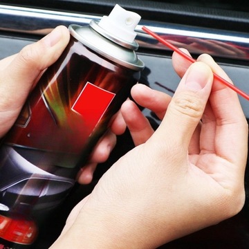 ВЫ МОЖЕТЕ РАСПЫЛЯТЬ КРАСНЫЙ АЭРОЗОЛЬНЫЙ ОЧИСТИТЕЛЬ СОЛОМЫ