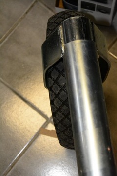 Koło podporowe 48 mm z oponą PU 260x85mm metalowa felga 200kg POLIURETANOWA