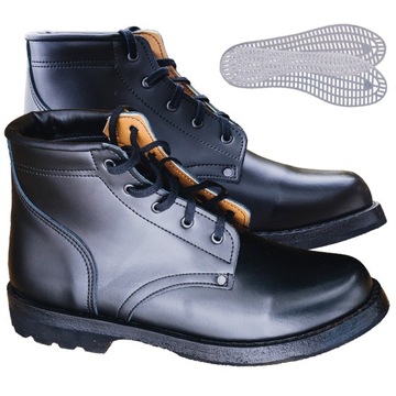 Buty ROBOCZE wojskowe GLANY +wkładki roz. 43
