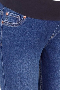 Брюки для беременных New Look Джинсы скинни Темно-синие короткие L 40