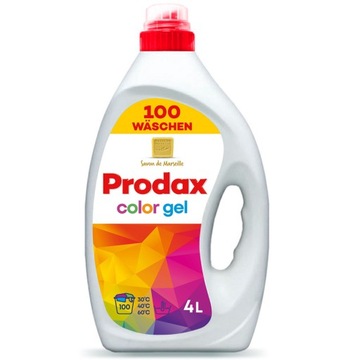 PRODAX Żel do prania kolorowego 4l