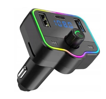 Transmiter samochodowy Car FM Mp3 Player Ładowarka USB Bluetooth Adapter