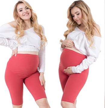 LEGGINSY CIĄŻOWE KOLARKI KRÓTKIE SPODENKI R. 6XL