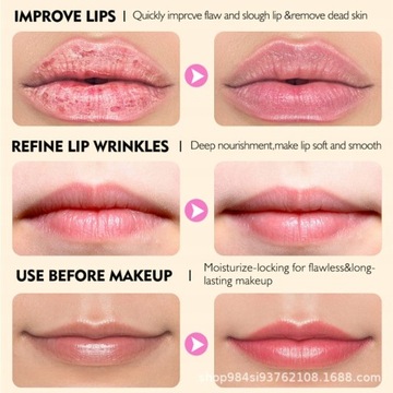 Осветляющий скраб-бальзам для губ удаляет тусклые губы