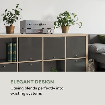 Hi-Fi тюнер Auna iTuner CD, DAB+/FM, CD, Wi-Fi