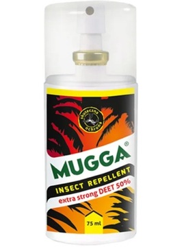 Спрей-репеллент Mugga 50% ДЭТА от комаров 75мл
