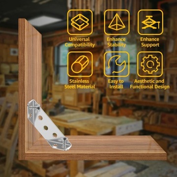 Угловые распорки, 32 шт., общий универсальный угловой код для полки шкафа