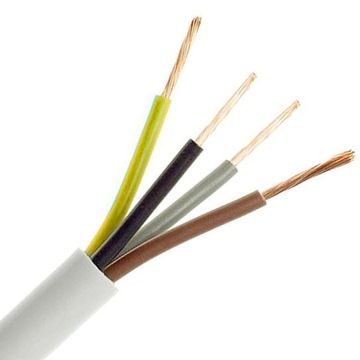 Przewód kabel elektryczny linka OWY 4x1 na metry