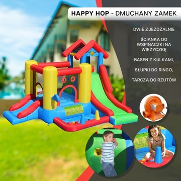 Надувной замок-батут TOWER Воздуходувка HappyHop