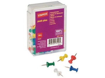 Булавки для офисной продукции 100шт серебро х 10