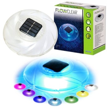 Lampka Solarna Pływająca Do Basenu Kolorowa LED RGB Jacuzzi SPA BASEN