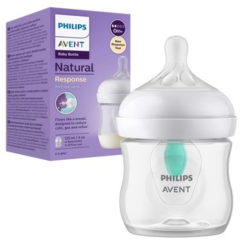 PHILIPS AVENT BUTELKA NATURAL RESPONSE antykolkowa 125 ml 0+