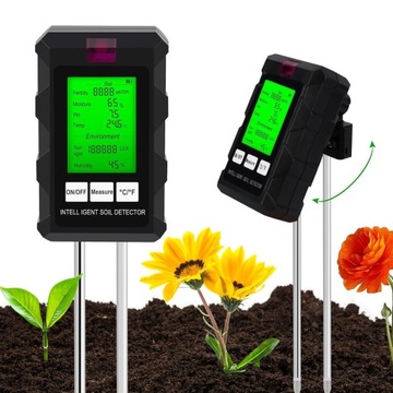 Dirvožemio rūgščių matuoklis dirvožemio testeris ph pagrindas žemės skaitiklis rūgštingumo į dirvožemį 6prieš1