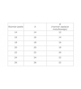 Zapięcie motylkowe do paska Horido srebrne 18 mm