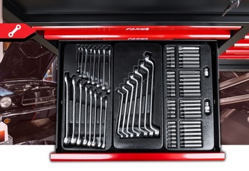 Tool Trolley 12 Drawladfr4038+ стена+ оборудование 338EL. FR4000