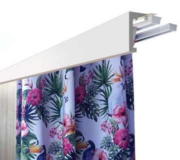 Osłona karnisza, blenda szyny sufitowej, maskownica 12x300cm Listwa LK-03KO