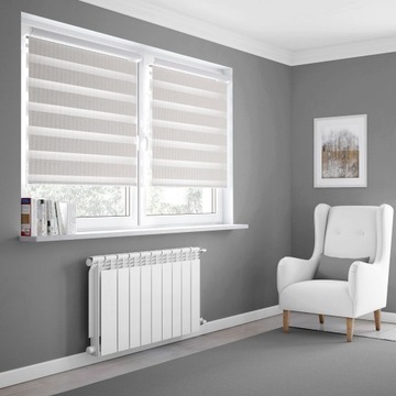 Рулонные шторы «День и Ночь» на заказ PREMIUM COLORS 54X150