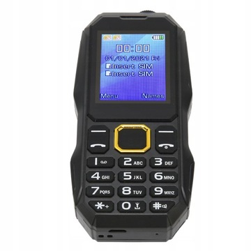 TELEFON DLA SENIORA DUAL SIM 5800MAH CZARNY 2G